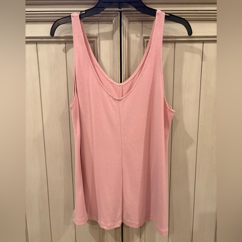 Pink Sleeveless Women's Tank